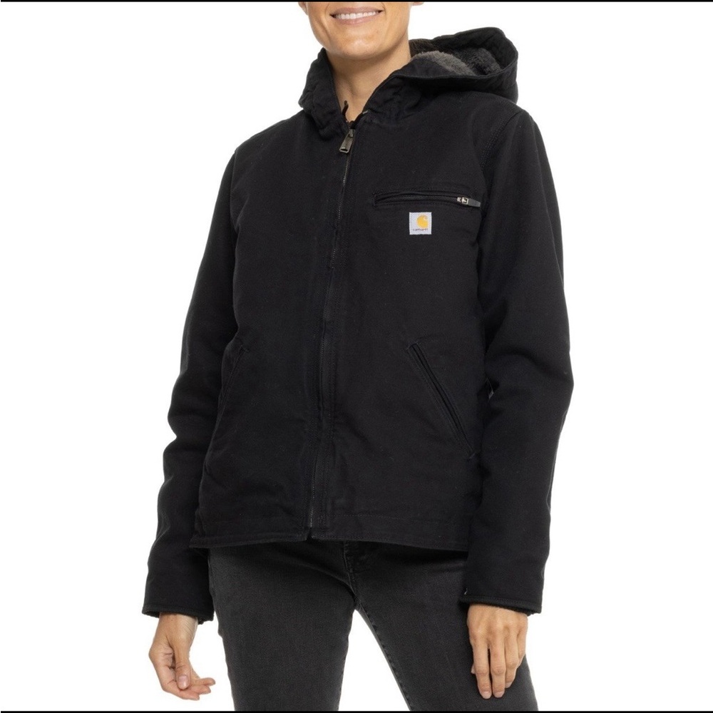 New Carhartt Women's Black Utility Jacket 1X